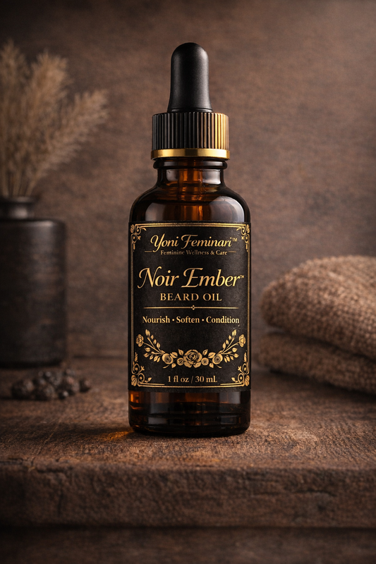 Noir Ember™ Beard Oil for Growth & Hydration | Men’s Conditioning Beard Oil | Soft, Healthy Beard