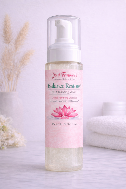 Balance Restore™ Foaming Feminine Wash with Boric Acid | pH Balance & Odor Control | Gentle Intimate Cleanser